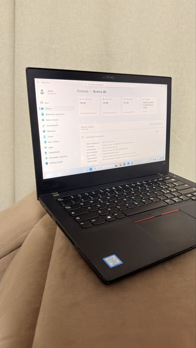 Portatil Lenovo T480 i5 8350u 16gb DDr4 SSD 256gb
