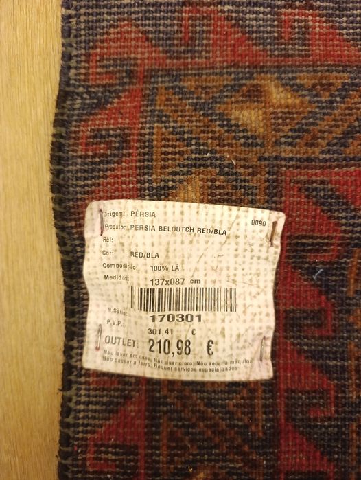 3 Tapetes Persa originais