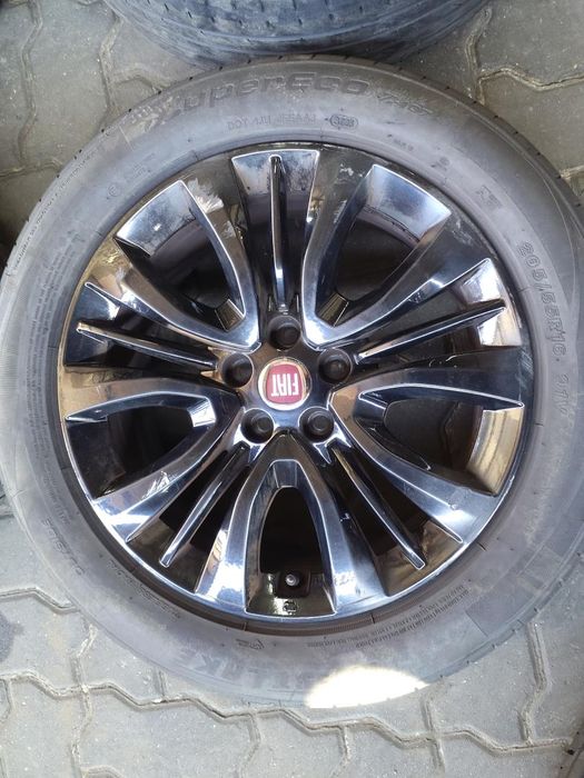 Jantes Fiat R16 Com Pneus 205/55 Furação 5X98