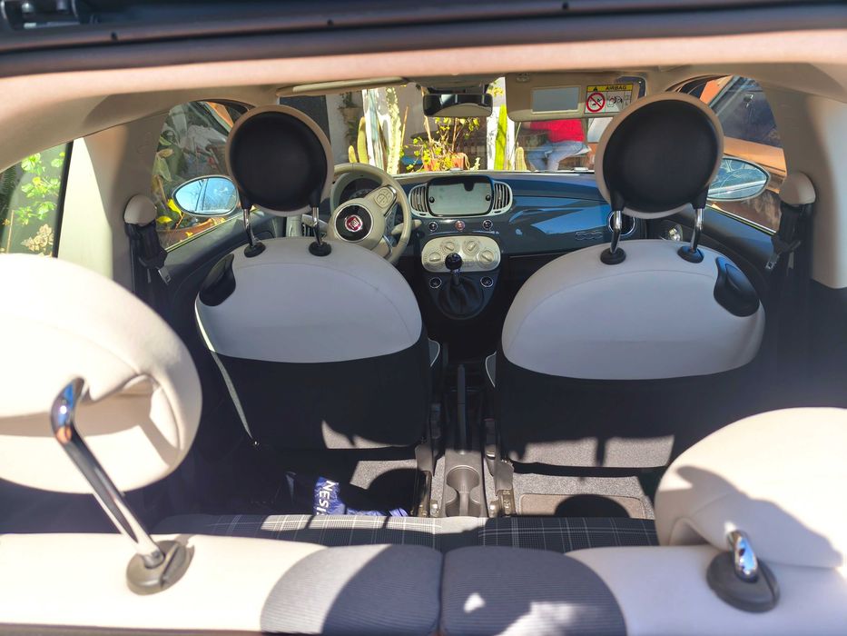 FIAT 500 1.2 com Teto Panorâmico