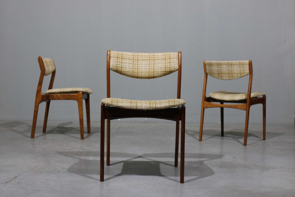 Conjunto de 6 cadeiras Poul Erik Jorgensen em pau santo