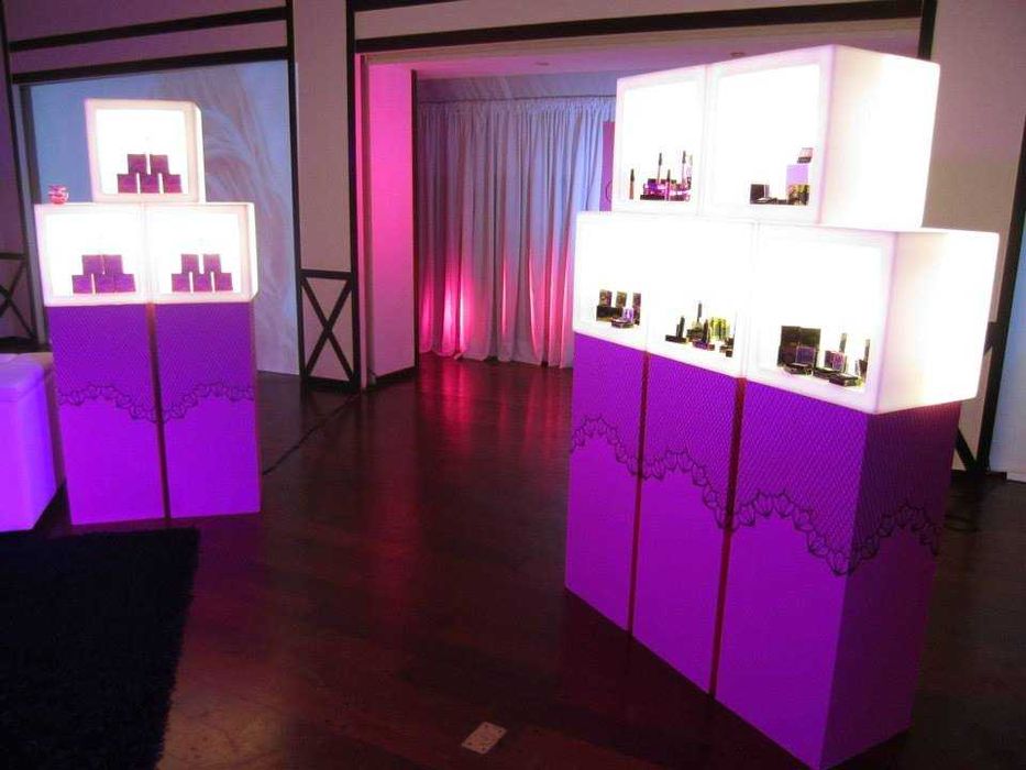 Mobiliario led luz rgb