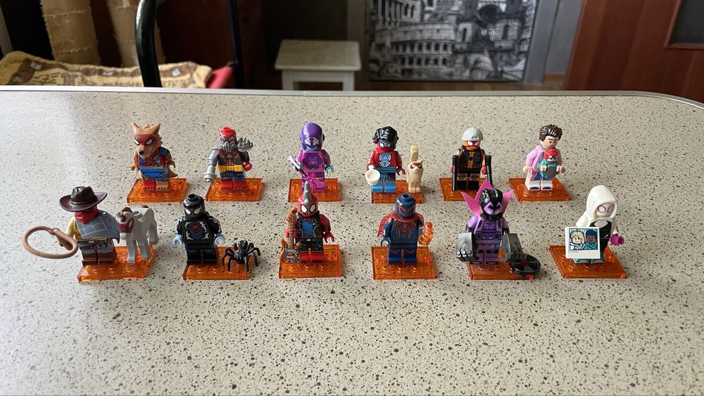 LEGO Marvel Spider-Man 71050 — полная коллекция 12 минифигурок