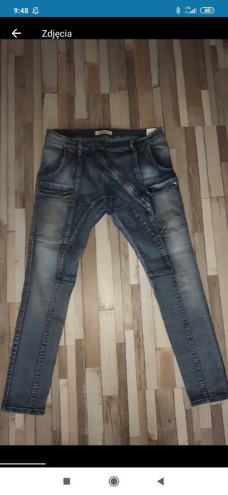 Spodnie dżinsowe damskie L 40