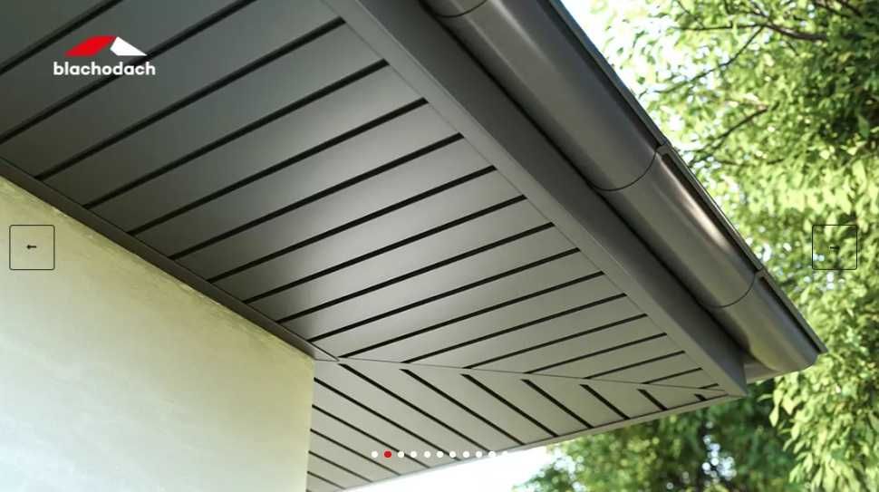 Blachodach Podbitka Podsufitka Dachowa Stalowa P2 różne kolory POŁYSK