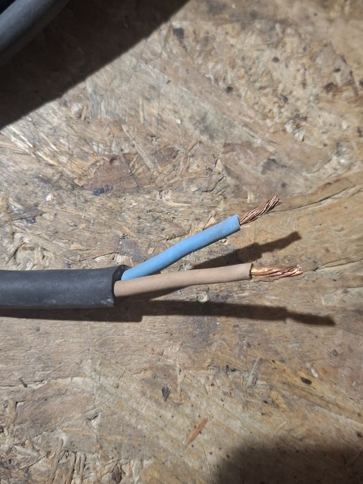 Przewód 2x2,5mm gruba elastyczna otulina