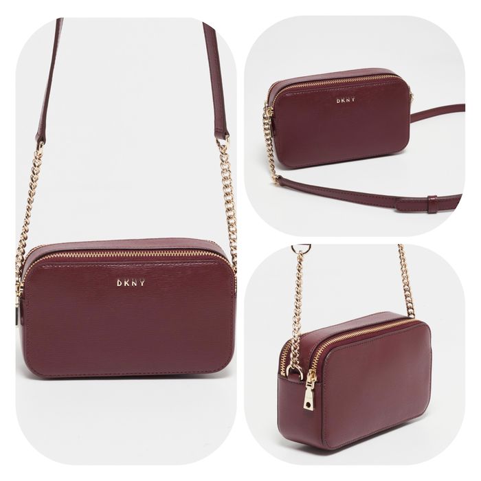 Mala DKNY, nova, em couro