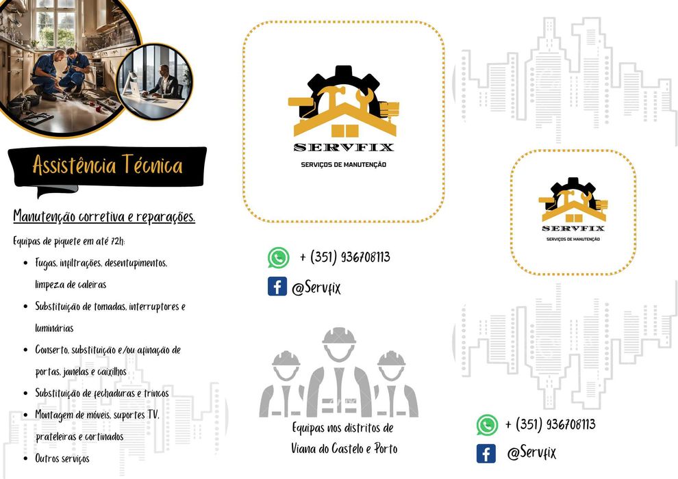 Serviço de Transportes e Mudanças. Serviços de manutenção e reparação