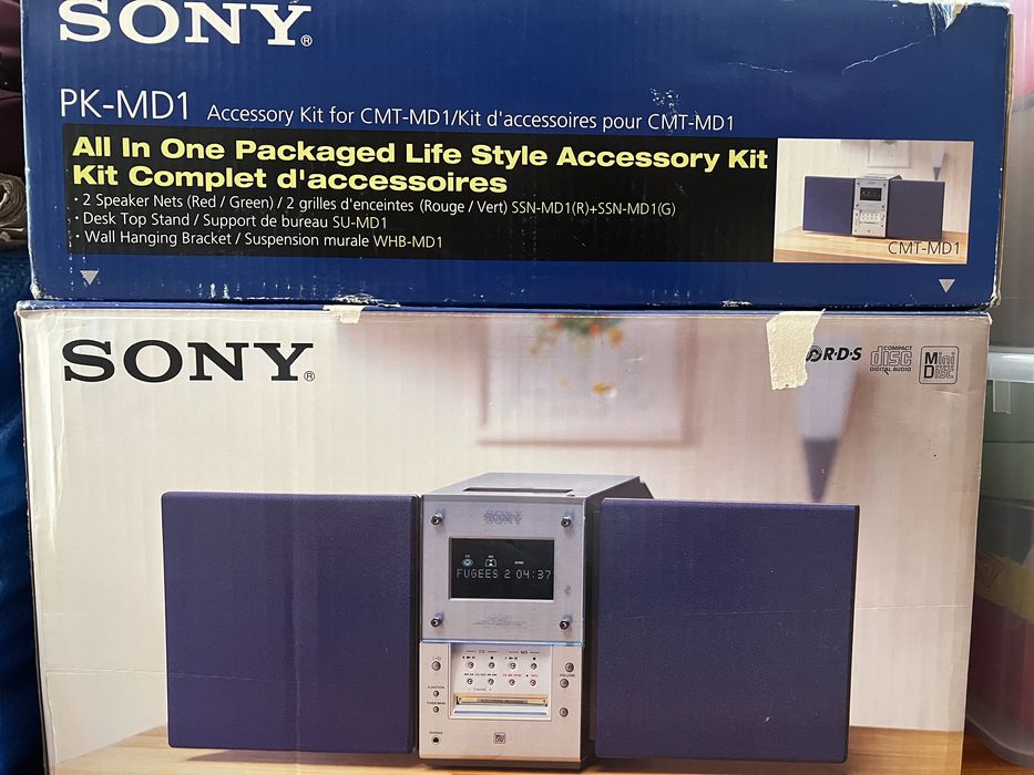 Aparelhagem compacta CD/MD