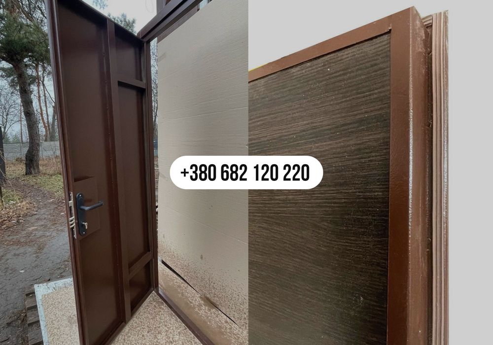 Вхідні металеві двері в будинок, двері з утепленням Дзвони!!