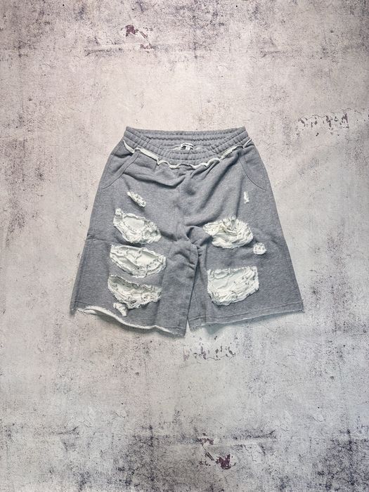 Shorts Jaded London Grey Distressed Monster XS,S,M,L
