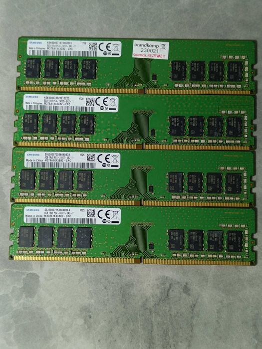 Оперативна память Samsung DDR4 8GB 16GB 2400MHz У РОБОЧОМУ стані