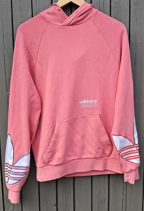 adidas Originals Adicolor Tricolor Hoodie Hazy Rose różowa z kapturem S