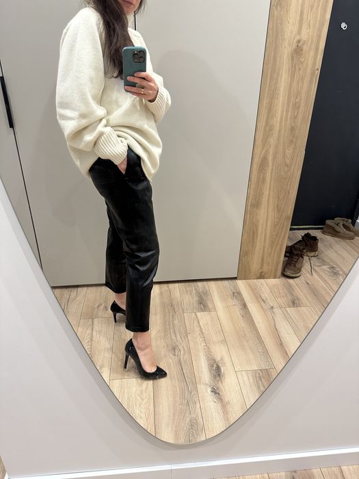 Брюки з натуральної шкіри JOSEPH