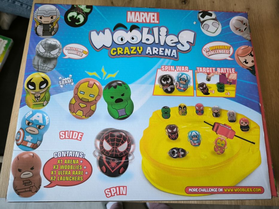Gra Wooblies Crazy Arena Marvel