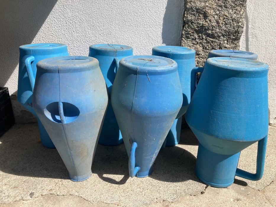 6 Canecos para sulfato / azul