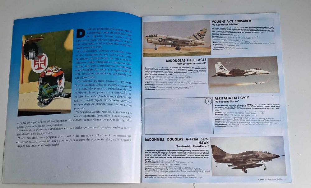 Caderneta: Aviões  e Insígnias da Aviação Mundial de 1993