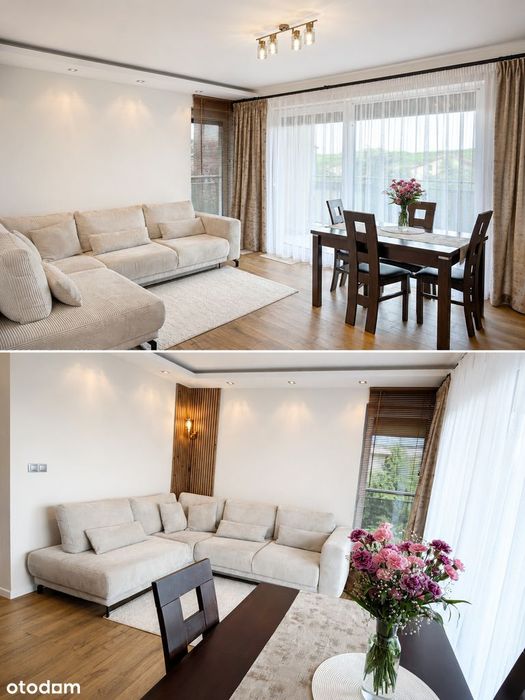 Przestronne 80m² w centrum Tarczyna + balkon 11 m², Bezpośrednio