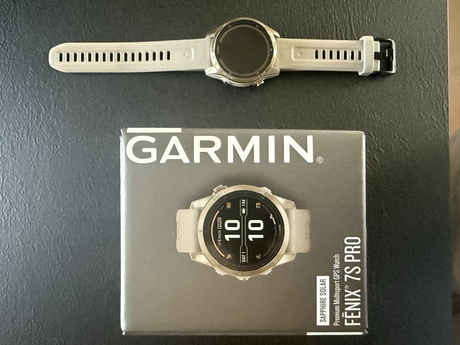 Garmin Fenix 7s Pro Sapphire Solar Jasnozłoty 010-02776-15