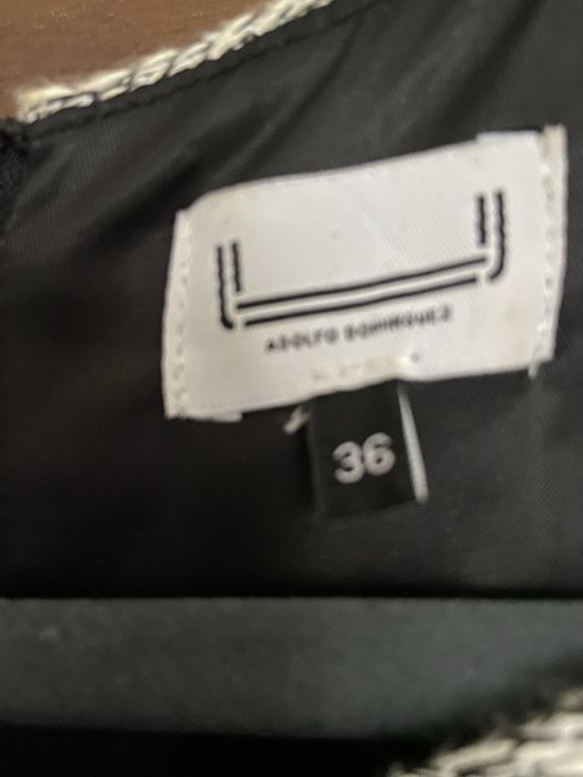 Vestido curto de algodão e viscose nº 36