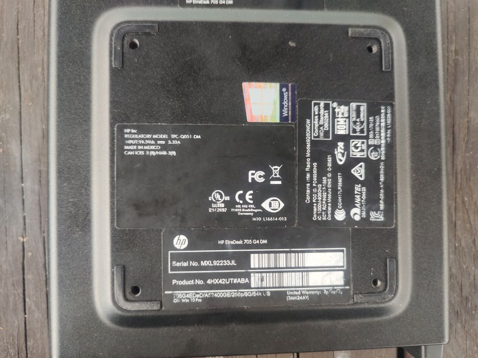 Komputer HP Elitedesk 705 G4