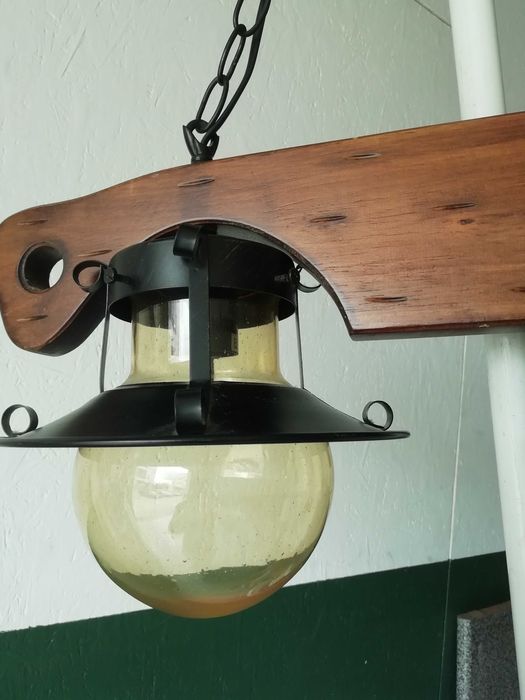 Candeeiro tipo rústico