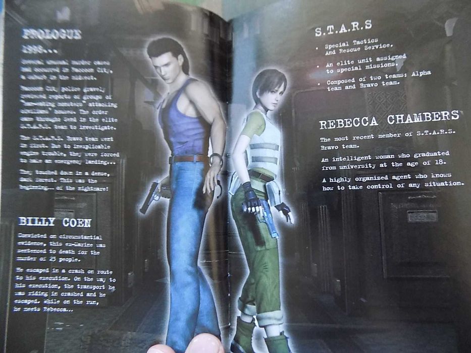 Resident Evil Zero - instrukcja do gry Nintendo GameCube Game Cube GCN