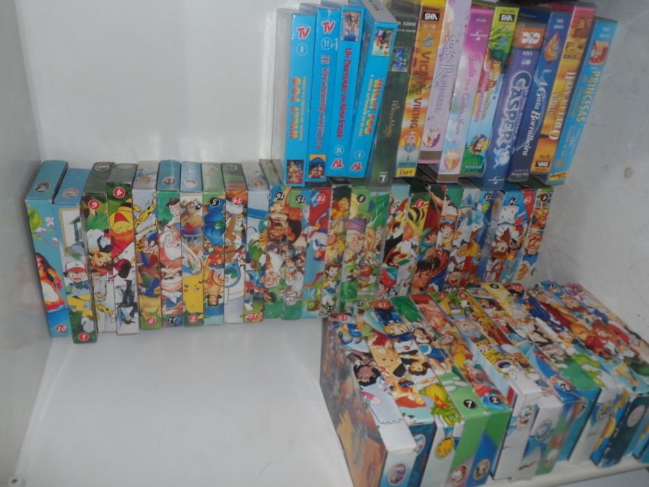 50 Cassetes VHS infantis