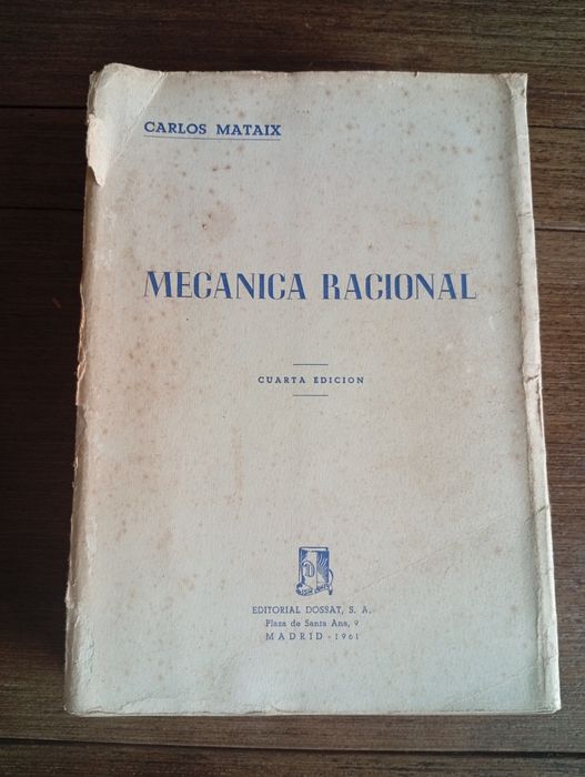 livro "Mecánica Racional"
