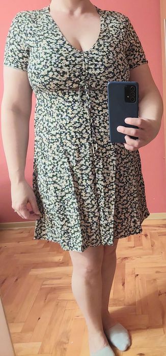 Sukienka clockhouse w kwiatki, nowa,