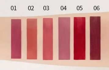 Zestaw 6 matowych pomadek