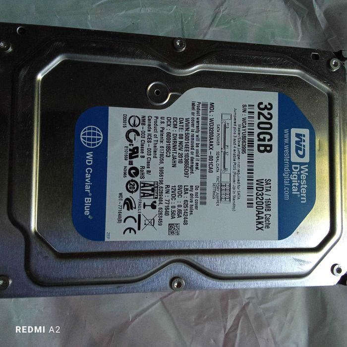 HDD 320ГБ жёсткий диск винчестер