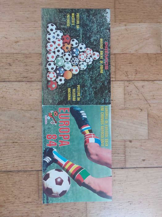 Caderneta de cromos Europa 84 - Completa