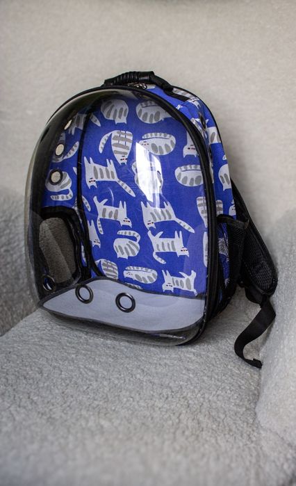 Рюкзак-переноска прозрачный для кота, кошки, собаки