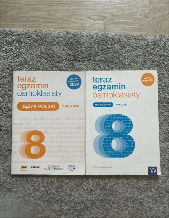 Repetytorium Teraz egzamin ósma klasisty język Polski matematyka