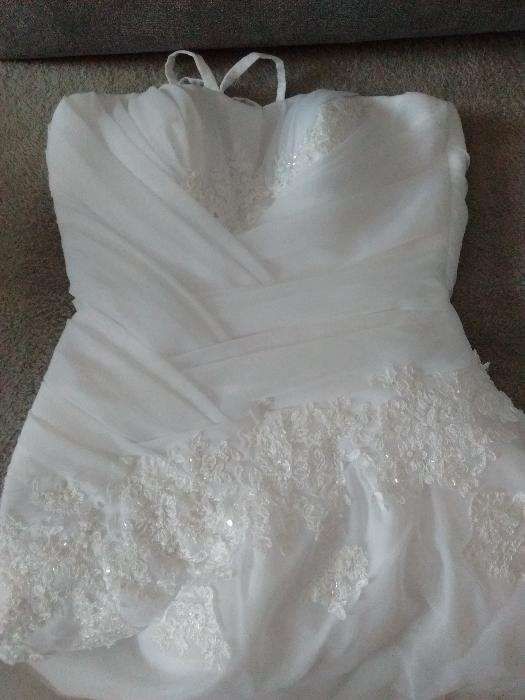Piękna Suknia Ślubna 36 - Biała
