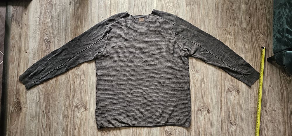 Pme Legend sweter męski brązowy rozmiar XXL wymiary na zdjęciach