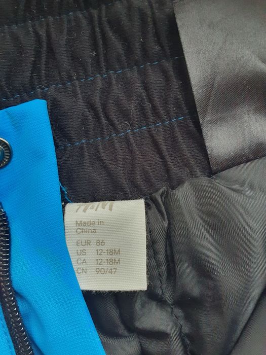 Spodnie narciarskie H&M rozm. 86