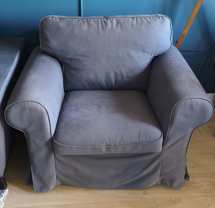 Fotel Ikea Ektorp szary