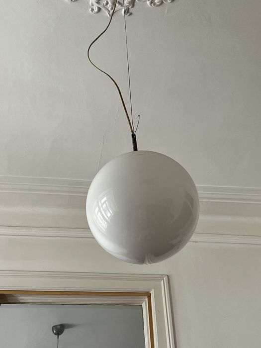 Candeeiro de teto suspenso em vidro e metal IKEA