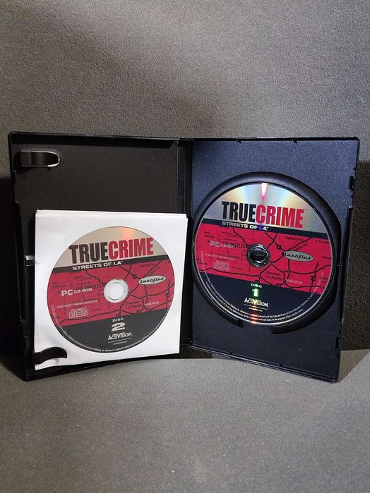 Gra PC retro, True Crime Streets of LA, stan idealny