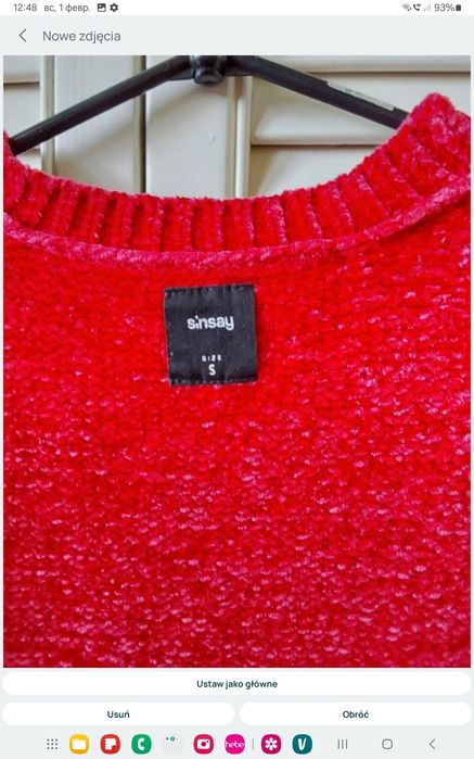 Sweter damskie ciepły Nowy