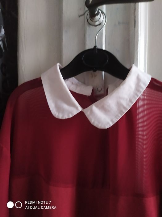 Bluzka damska siatkowa z surowym dołem