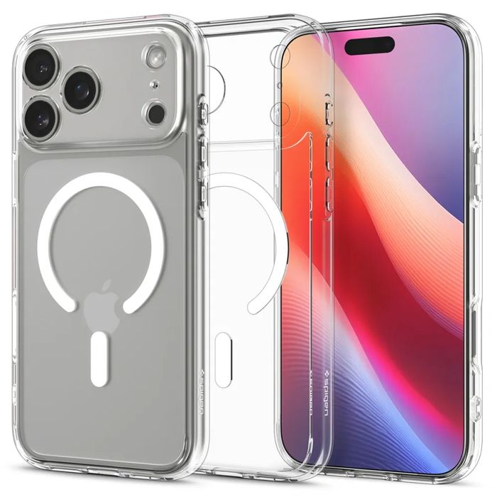 Spigen Futerał Ultra Hybrid Mag Magsafe Do Iphone 17 Pro Clear White