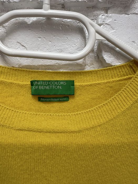 Тонкий шерстяной свитер  Benetton