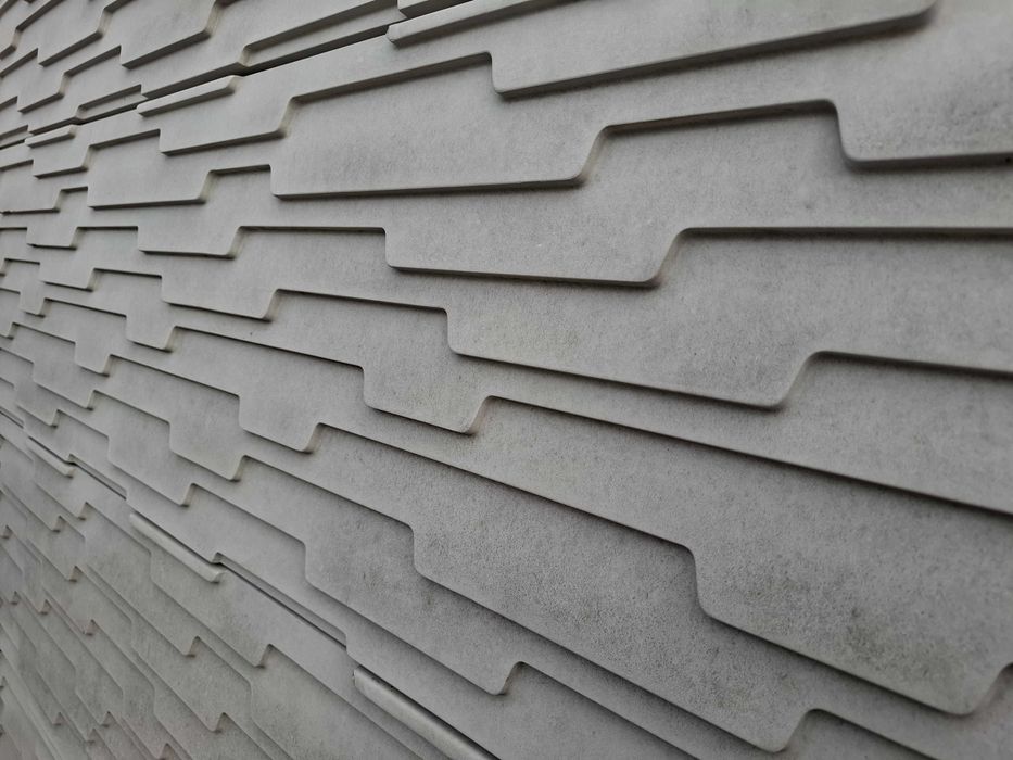 Nowoczesne ogrodzenie betonowe Awangarda, beton architektoniczny