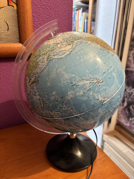Globo vintage iluminado