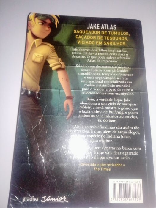 Jake Atlas e o túmulo da serpente esmeralda.