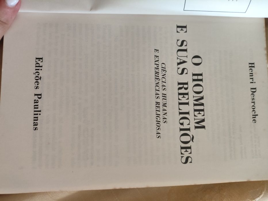Livro "O Homem e as suas religiões"