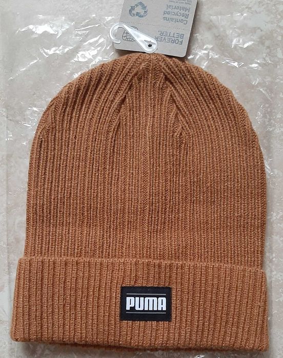 Шапка Puma Ribbed Classic Cuff Beanie Взрослая Oригинал